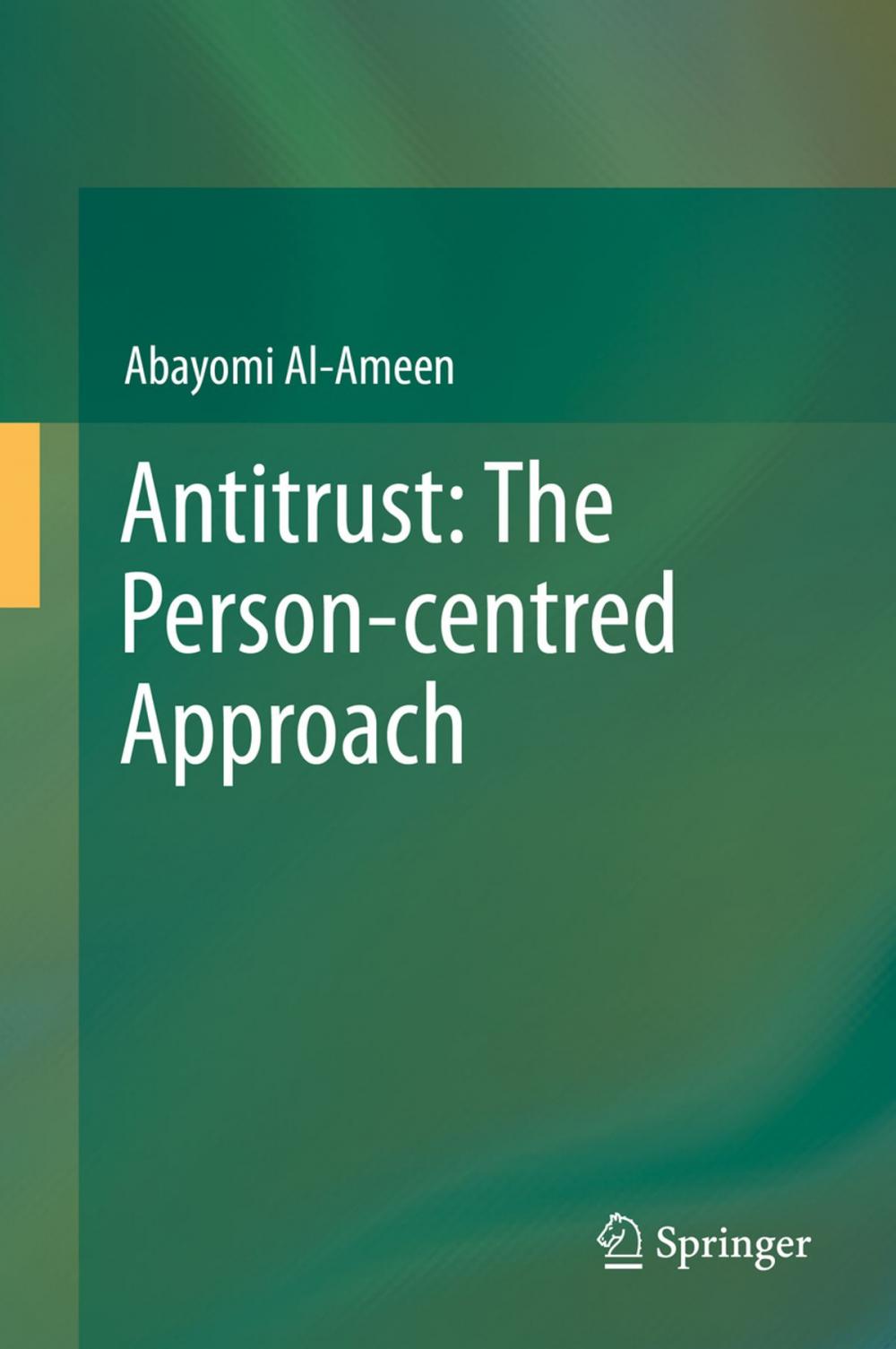 Big bigCover of Antitrust: The Person-centred Approach