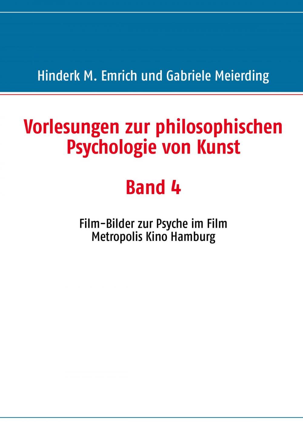 Big bigCover of Vorlesungen zur philosophischen Psychologie von Kunst. Band 4