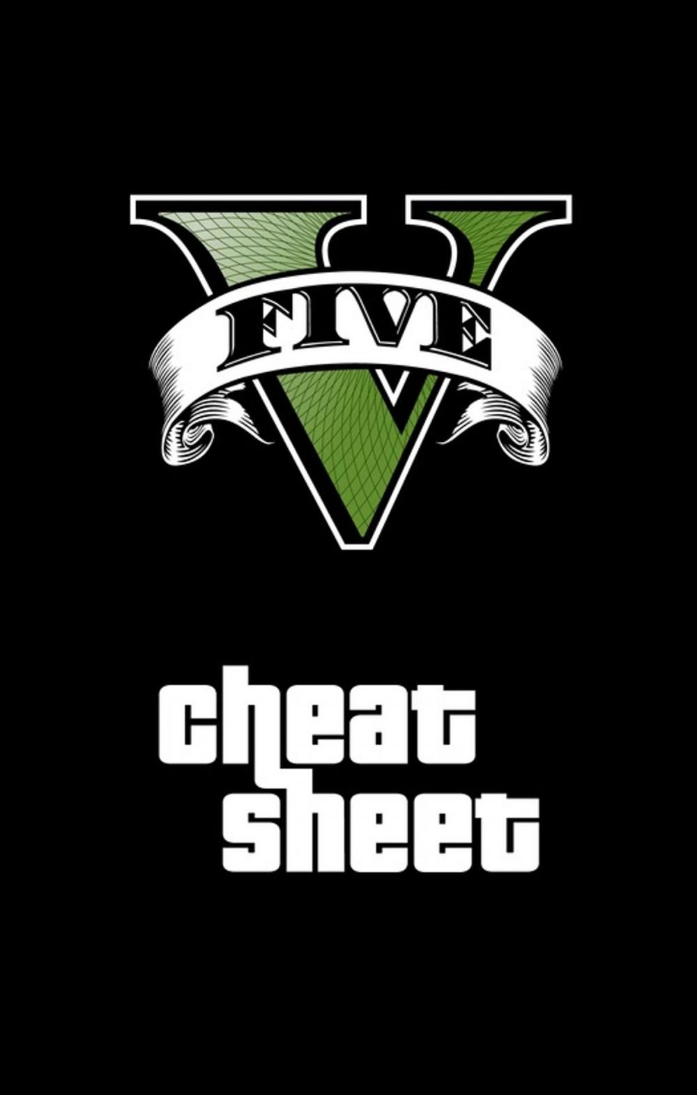 Big bigCover of GTA V Cheat Sheet