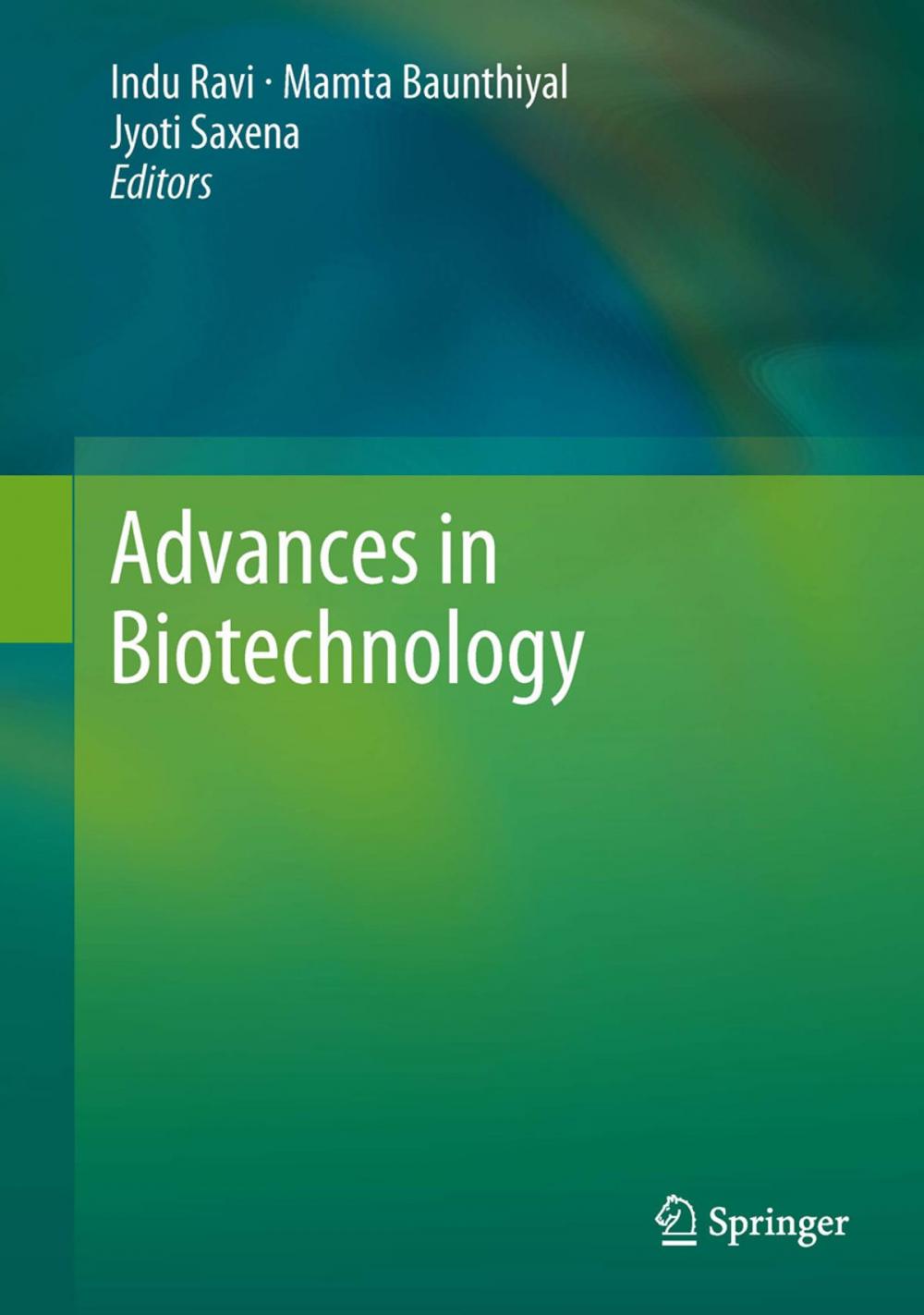 Big bigCover of Advances in Biotechnology