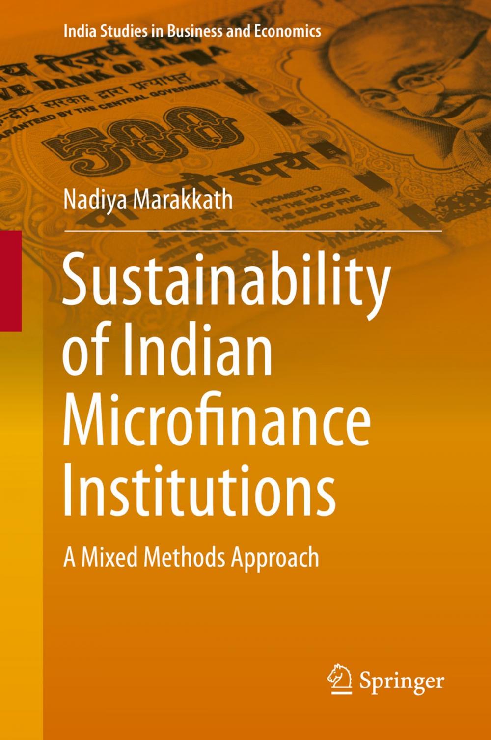 Big bigCover of Sustainability of Indian Microfinance Institutions