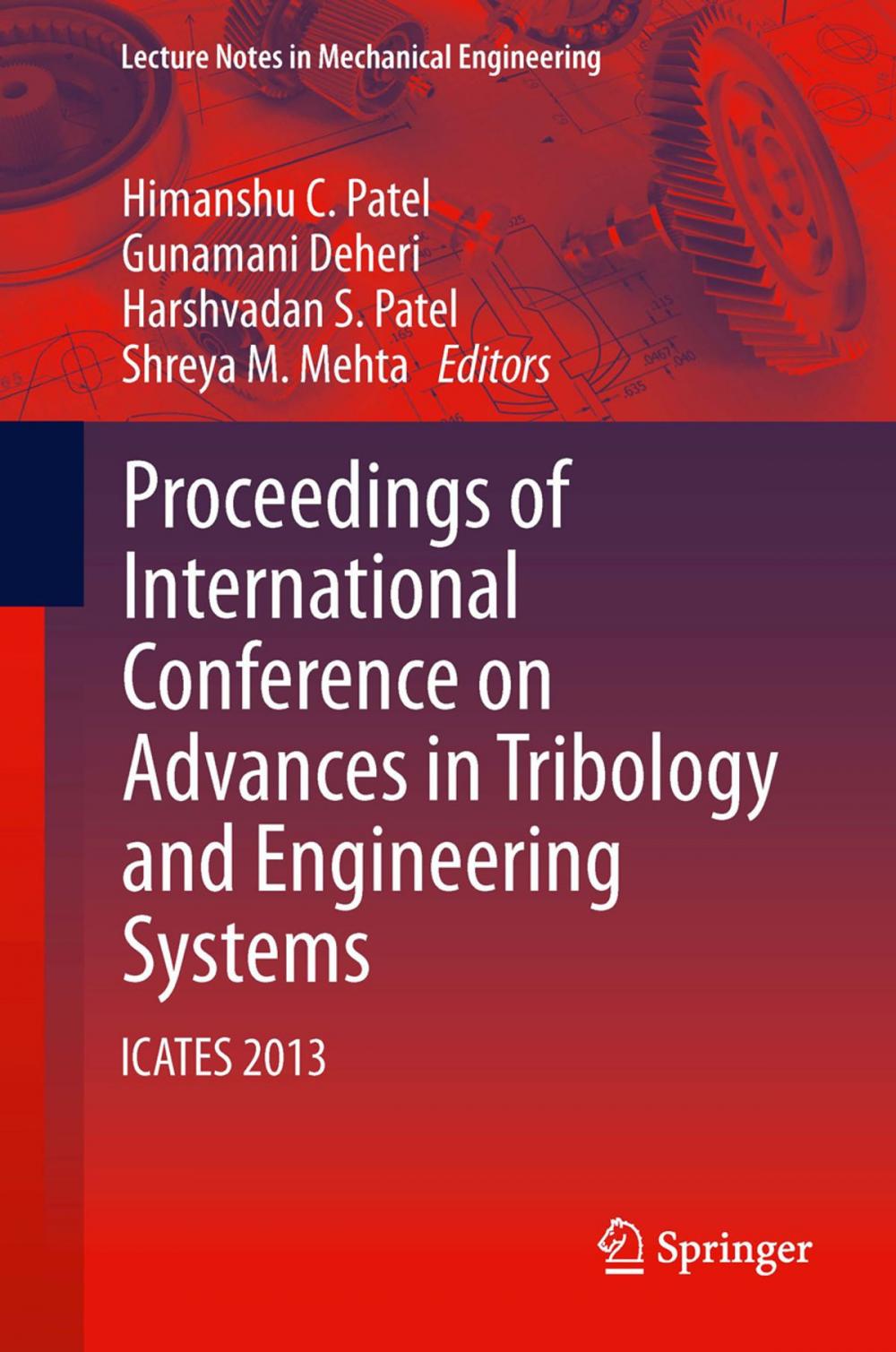 Big bigCover of Proceedings of International Conference on Advances in Tribology and Engineering Systems