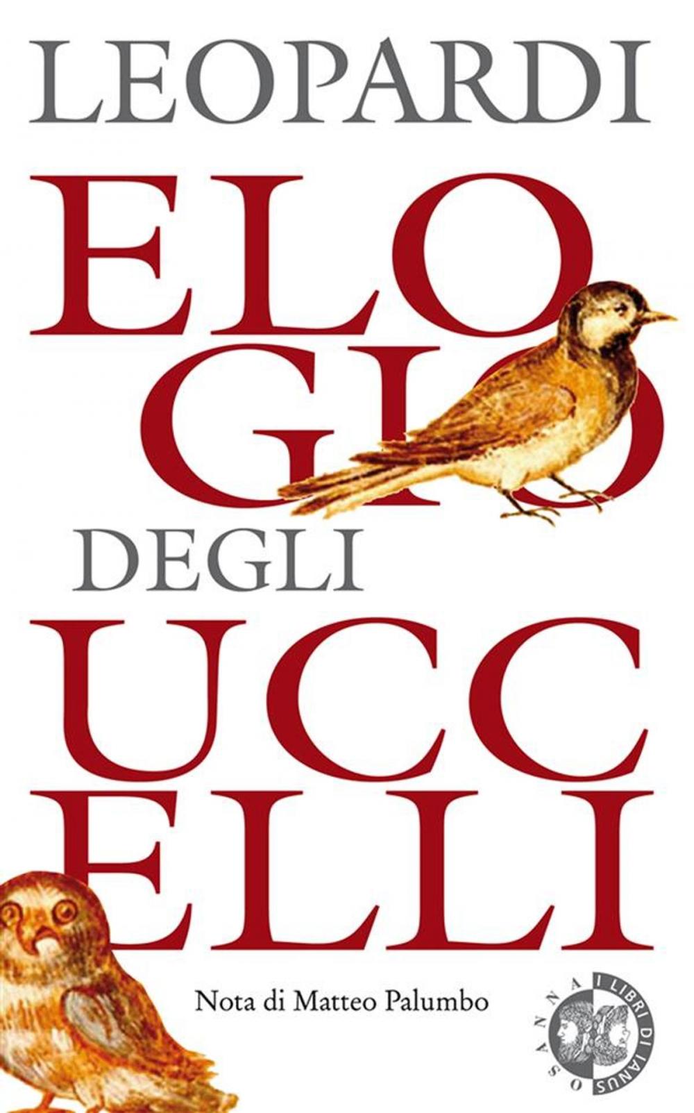 Big bigCover of Elogio degli uccelli. Dialogo della moda