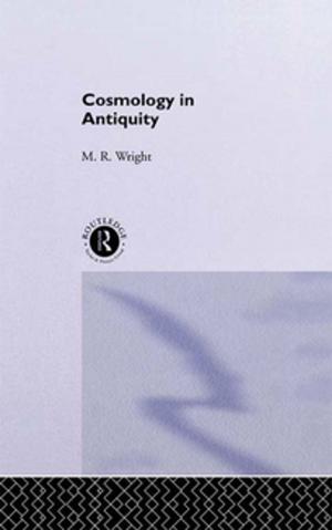 Cover of the book Cosmology in Antiquity by M.H. Wolfson