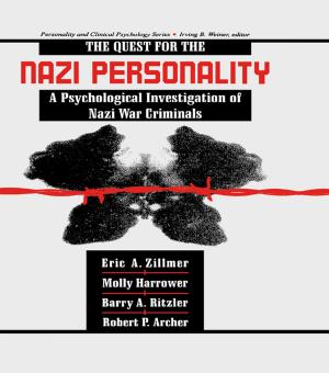 Cover of the book The Quest for the Nazi Personality by Alberto Onetti, Antonella Zucchella