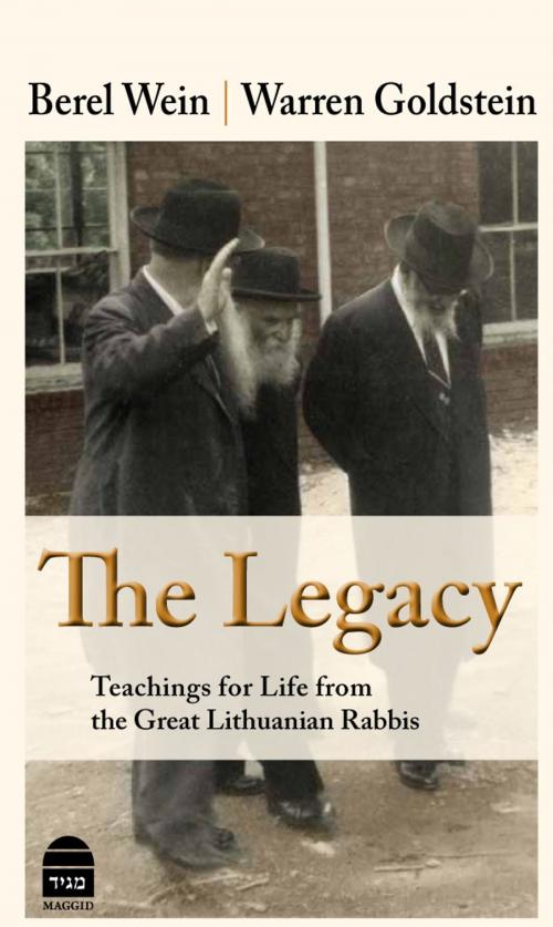 Cover of the book The Legacy by Wein, Berel, Goldstein, Warren, The Toby Press, LLC