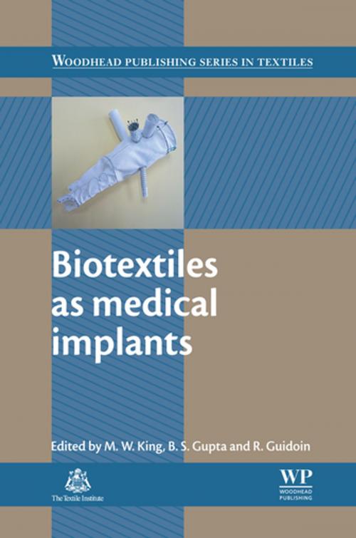 Cover of the book Biotextiles as Medical Implants by , Elsevier Science