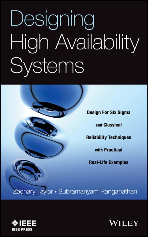 Cover of the book Designing High Availability Systems by Zachary Taylor, Subramanyam Ranganathan, Wiley