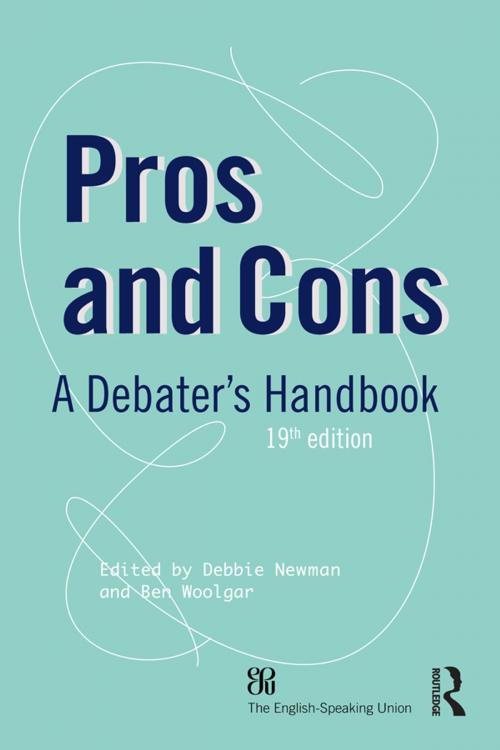 Cover of the book Pros and Cons by , Taylor and Francis