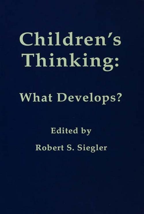 Cover of the book Children's Thinking by , Taylor and Francis