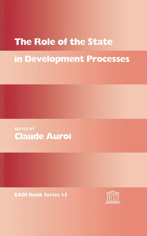 Cover of the book The Role of the State in Development Processes by , Taylor and Francis