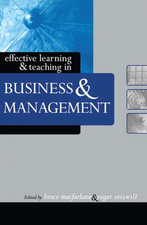 Cover of the book Effective Learning and Teaching in Business and Management by , Taylor and Francis