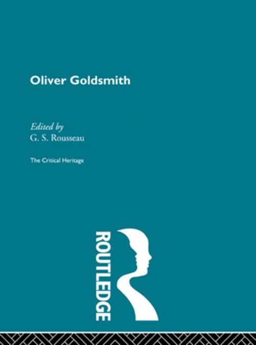 Cover of the book Oliver Goldsmith by , Taylor and Francis