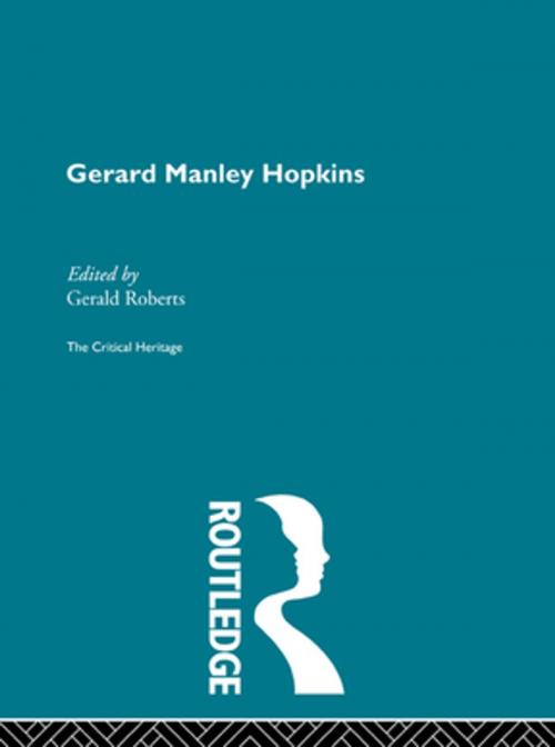 Cover of the book Gerard Manley Hopkins by , Taylor and Francis