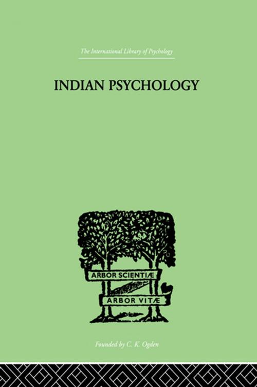 Cover of the book Indian Psychology Perception by Sinha, Jadunath, Taylor and Francis