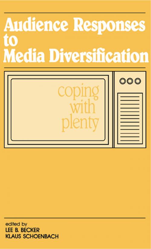 Cover of the book Audience Responses To Media Diversification by , Taylor and Francis