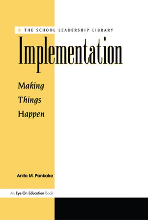 Cover of the book Implementation by Anita Pankake, Taylor and Francis