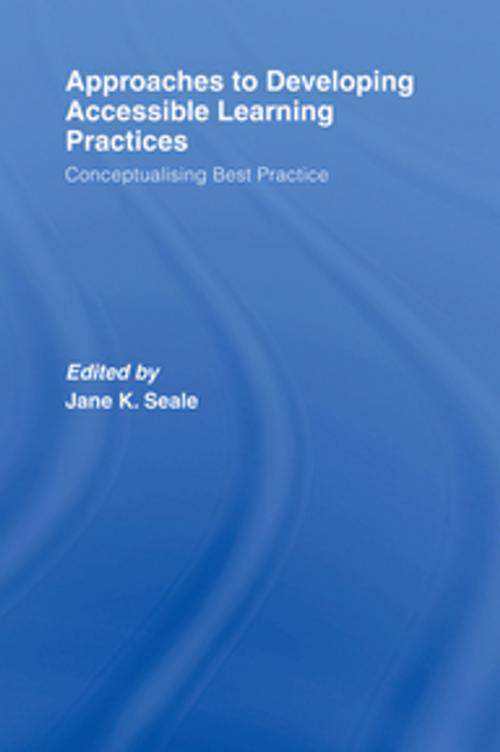 Cover of the book Approaches to Developing Accessible Learning Experiences by , Taylor and Francis