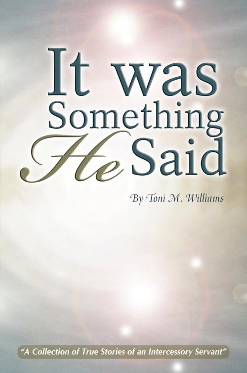 Cover of the book It Was Something He Said by Toni M. Williams, Essence Publishing