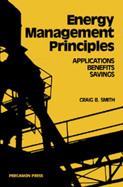 Cover of the book Energy, Management, Principles by Craig B. Smith, Kelly E. Parmenter, Elsevier Science