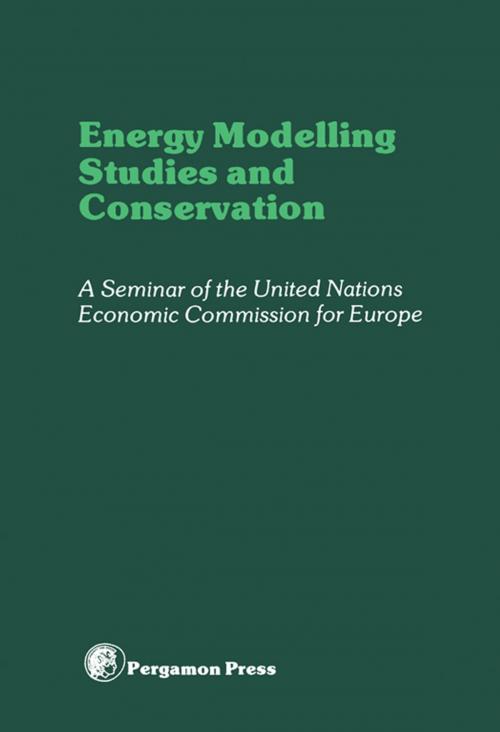 Cover of the book Energy Modelling Studies and Conservation by Sam Stuart, Elsevier Science