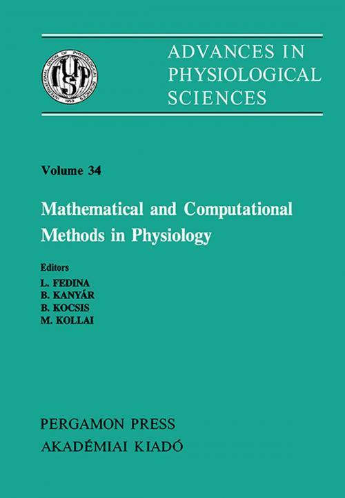 Cover of the book Mathematical and Computational Methods in Physiology by , Elsevier Science