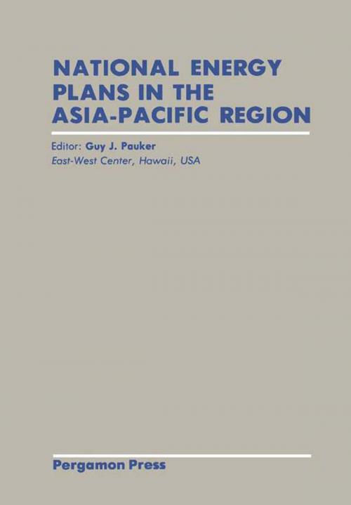 Cover of the book National Energy Plans in the Asia–Pacific Region by , Elsevier Science