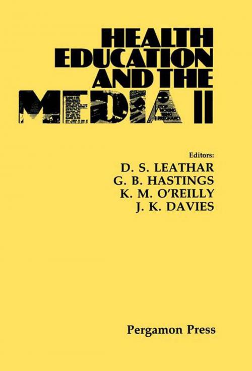 Cover of the book Health Education and the Media II by , Elsevier Science