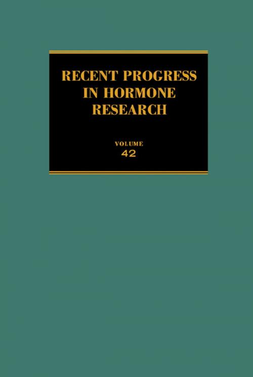 Cover of the book Recent Progress in Hormone Research by , Elsevier Science