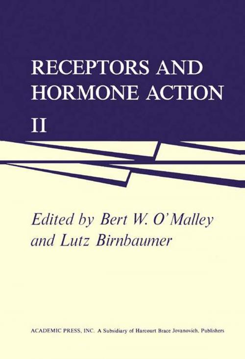 Cover of the book Receptors and Hormone Action by , Elsevier Science