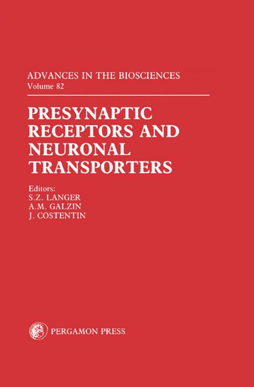 Cover of the book Presynaptic Receptors and Neuronal Transporters by , Elsevier Science