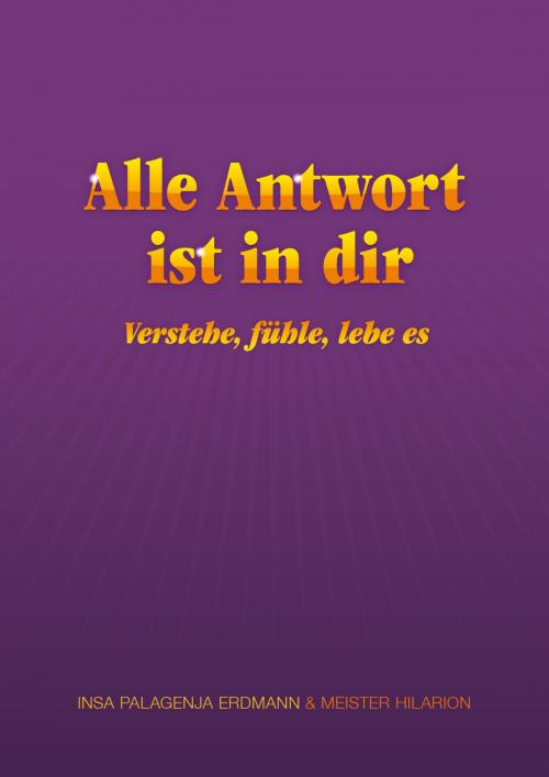 Cover of the book Alle Antwort ist in dir - verstehe, fühle, lebe es by Insa Palagenja Erdmann, Die Tankstelle
