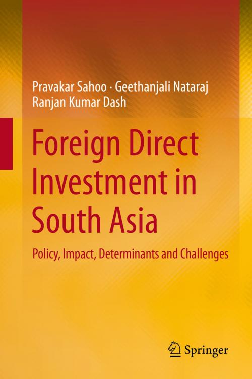 Cover of the book Foreign Direct Investment in South Asia by Geethanjali Nataraj, Pravakar Sahoo, Ranjan Kumar Dash, Springer India