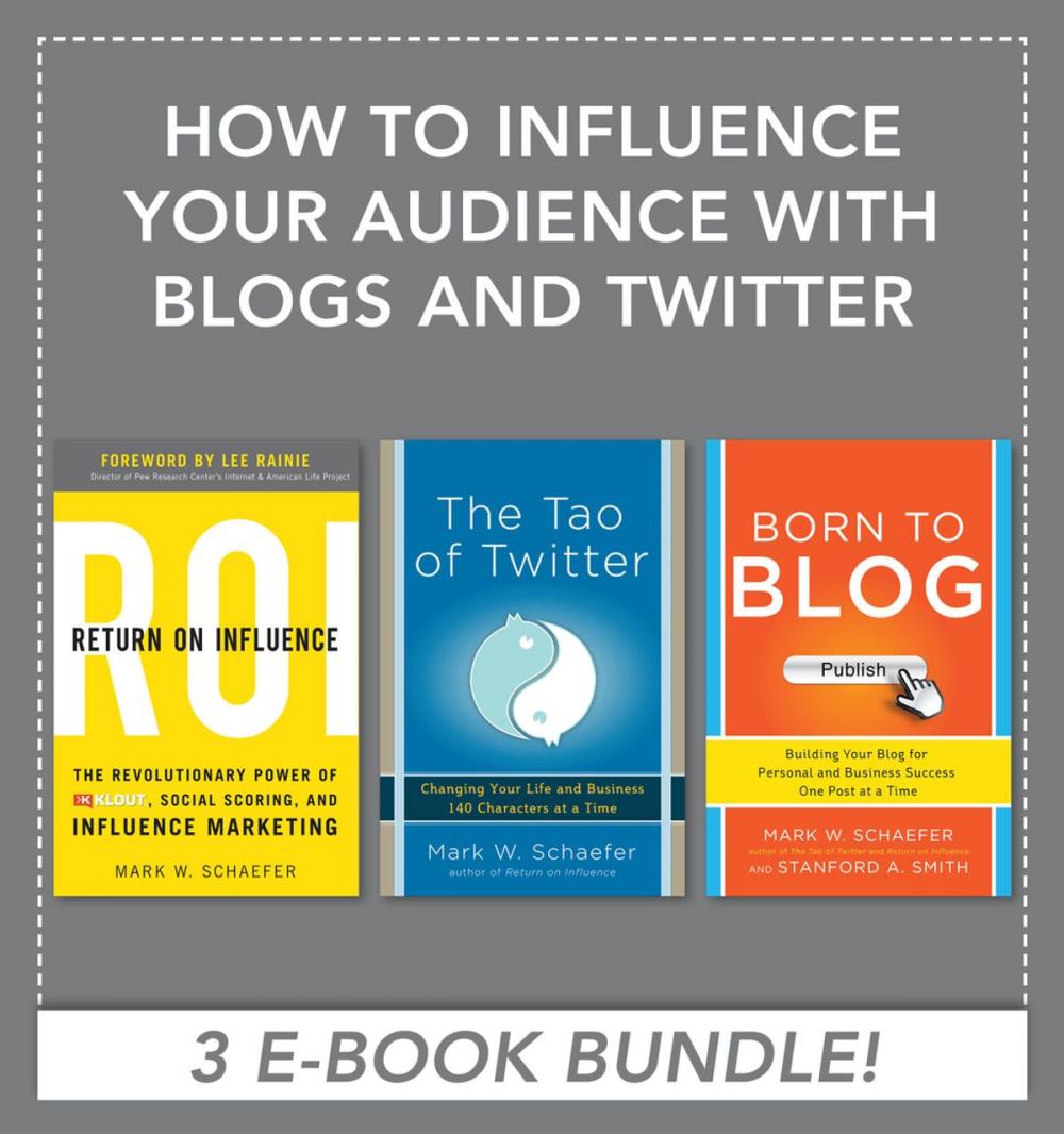 Big bigCover of How to Influence Your Audience with Blogs and Twitter EBOOK BUNDLE