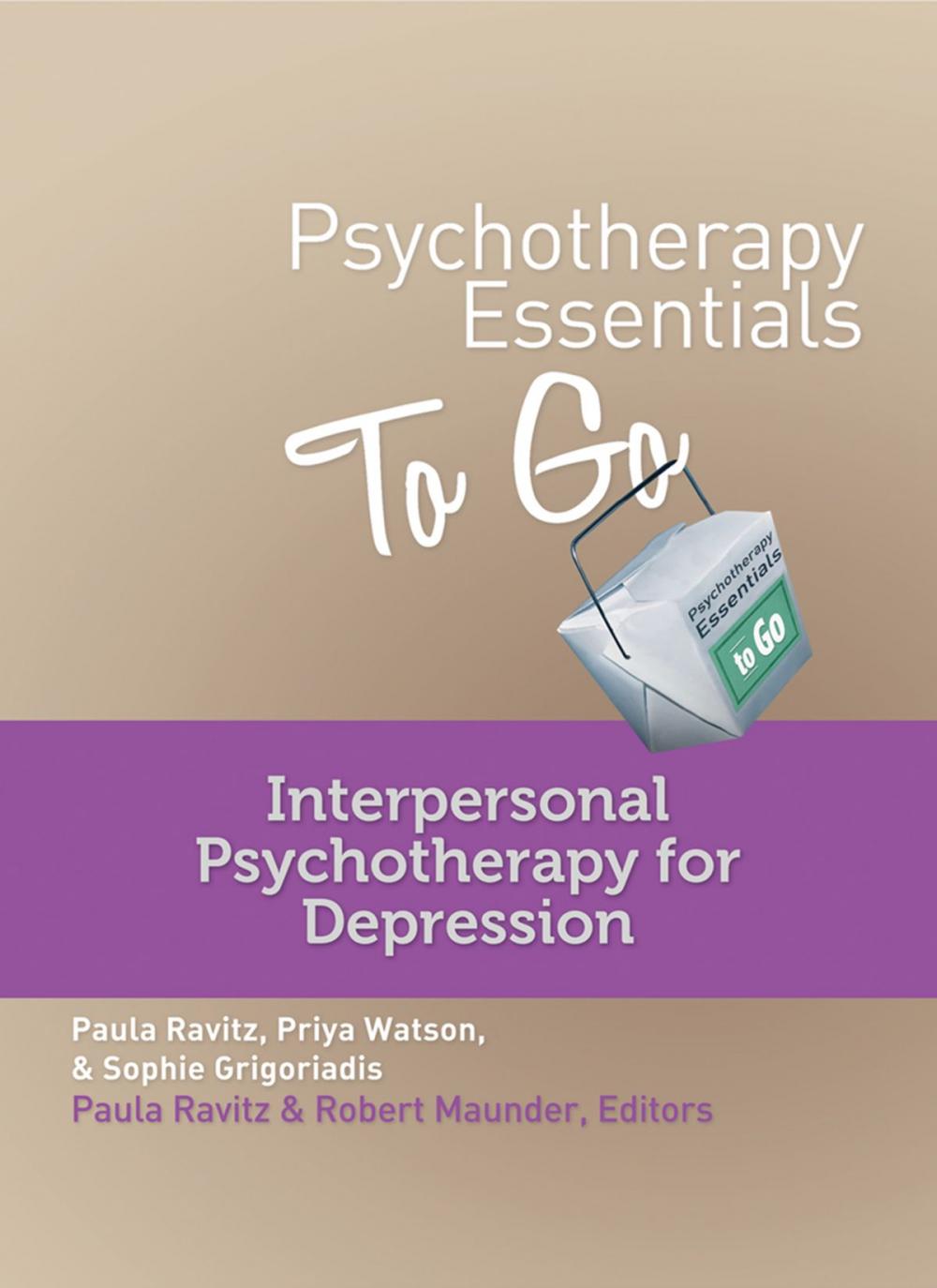 Big bigCover of Psychotherapy Essentials to Go: Interpersonal Psychotherapy for Depression