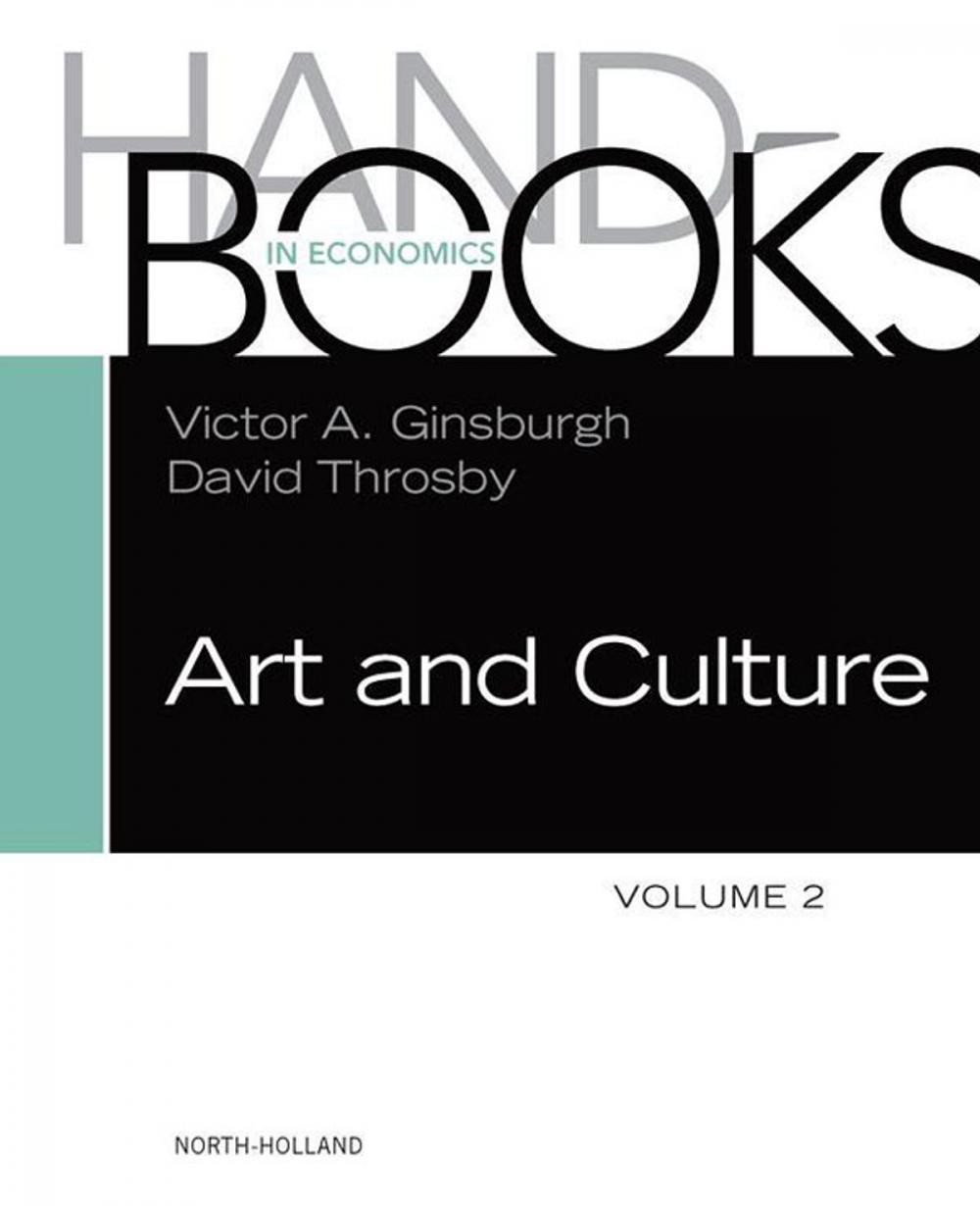 Big bigCover of Handbook of the Economics of Art and Culture