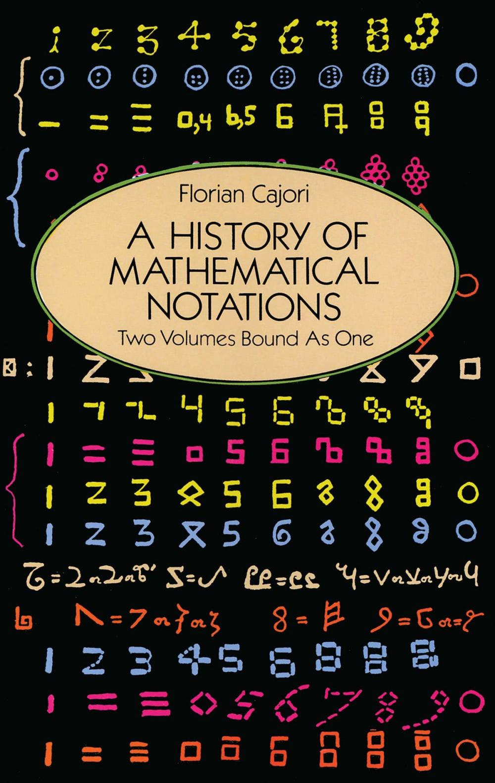 Big bigCover of A History of Mathematical Notations