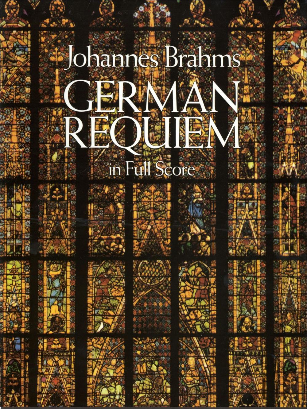 Big bigCover of German Requiem in Full Score