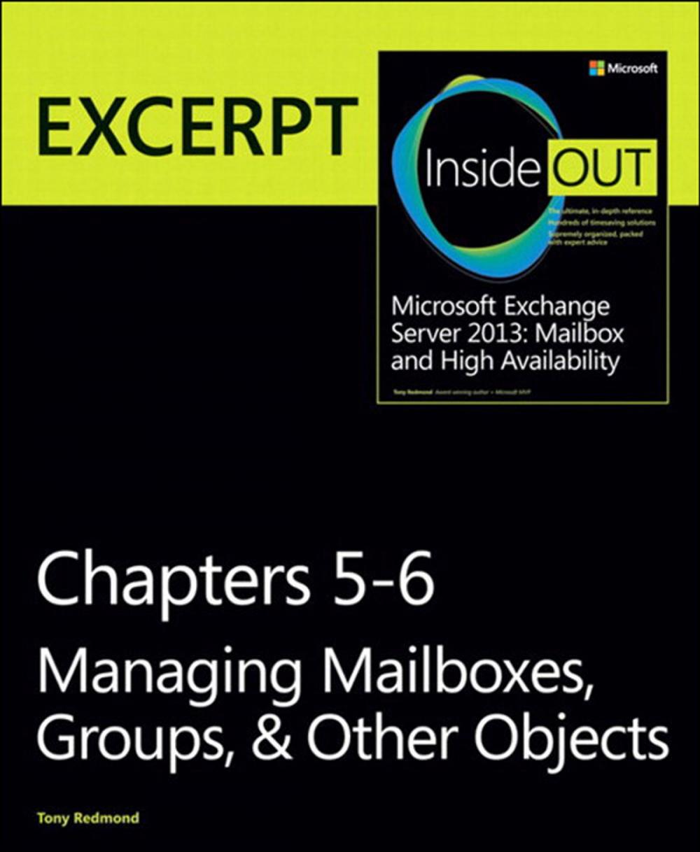Big bigCover of Managing Mailboxes, Groups, & Other Objects