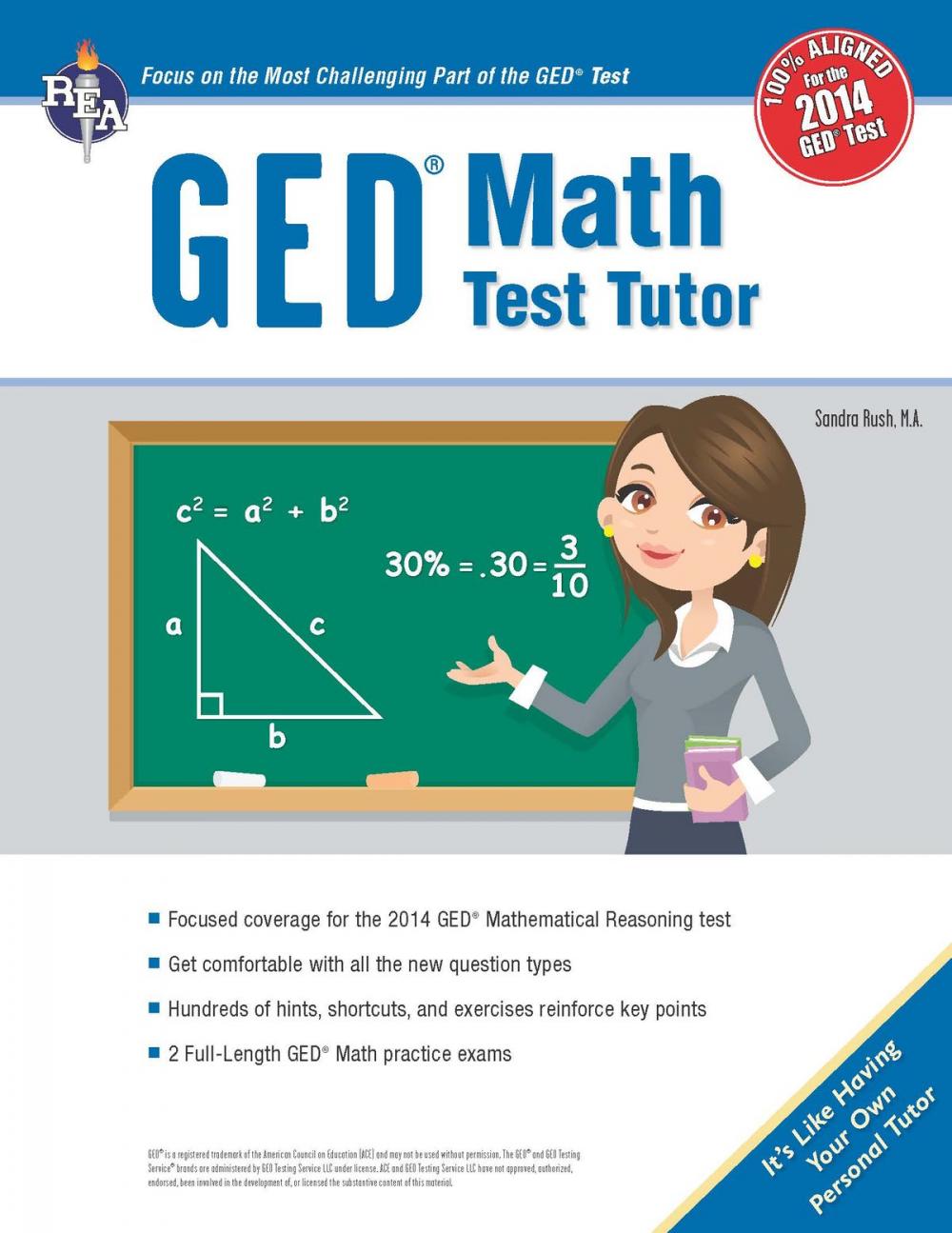 Big bigCover of GED® Math Test Tutor, For the New 2014 GED® Test