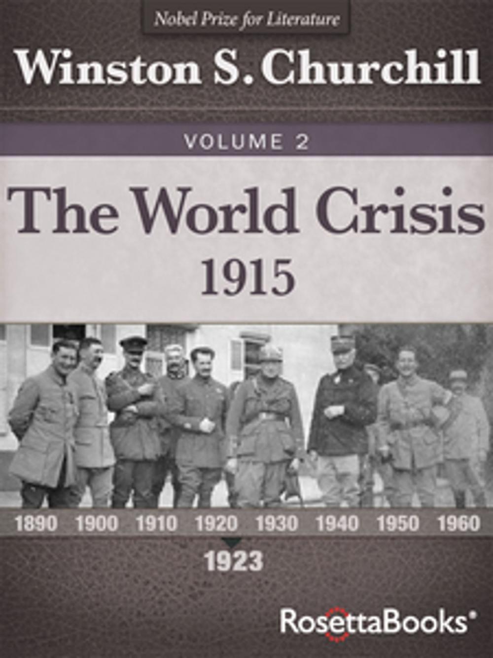 Big bigCover of The World Crisis, 1915