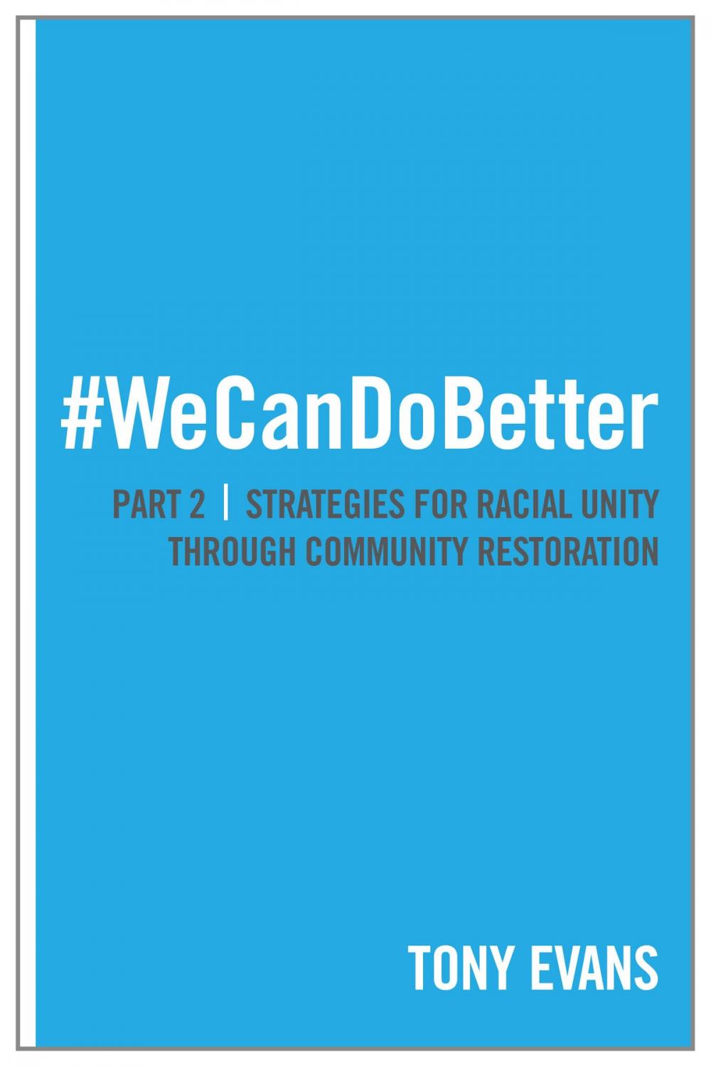 Big bigCover of We Can Do Better: Strategies for Racial Unity through Community Restoration (Part 2)