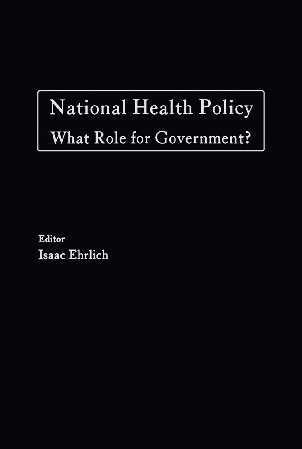 Big bigCover of National Health Policy