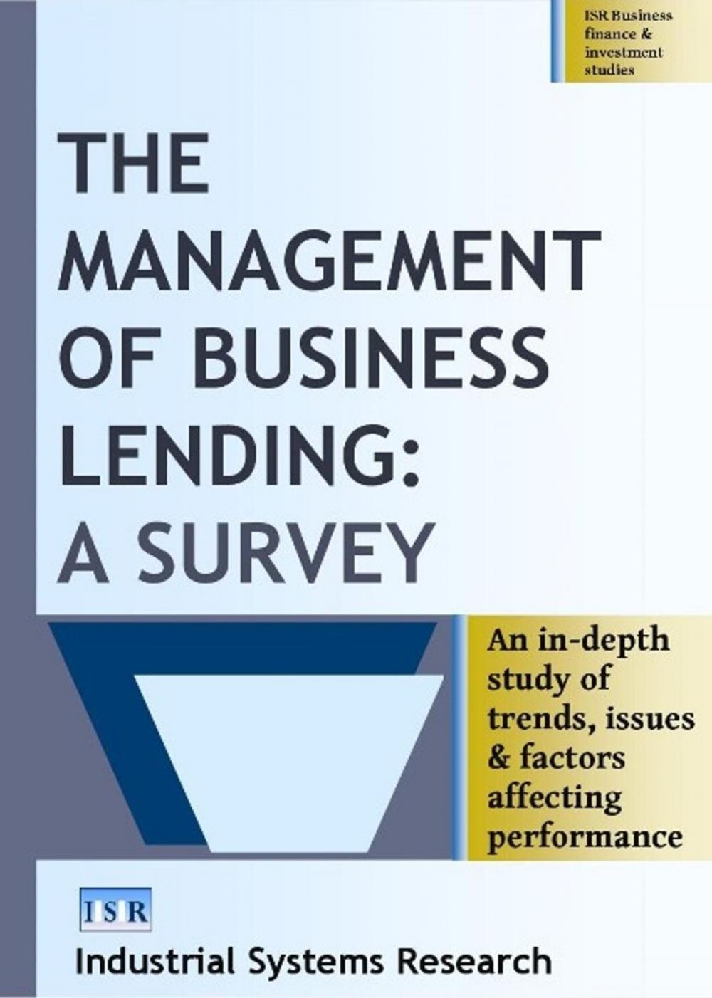 Big bigCover of The Management of Business Lending