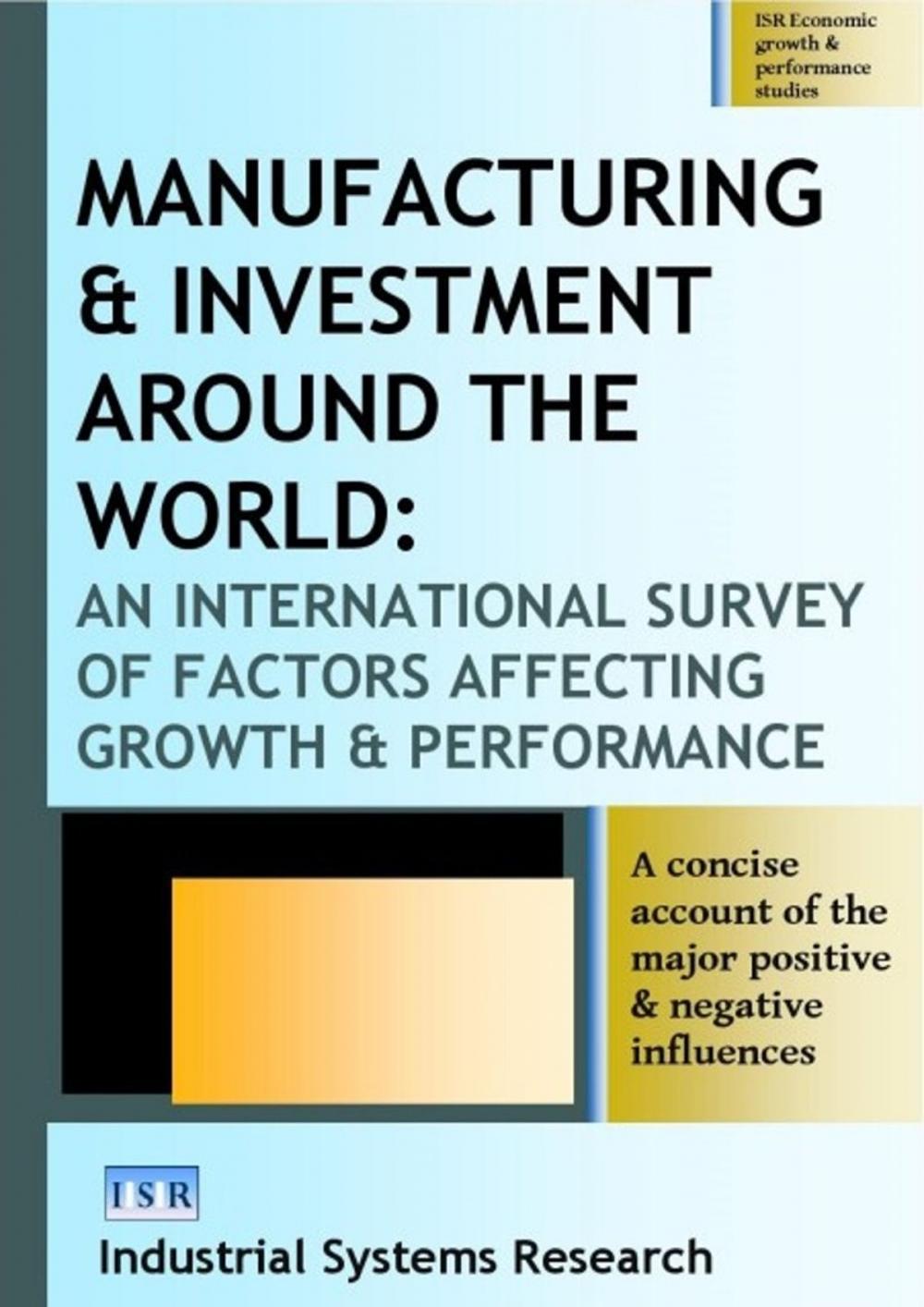 Big bigCover of Manufacturing and Investment around the World