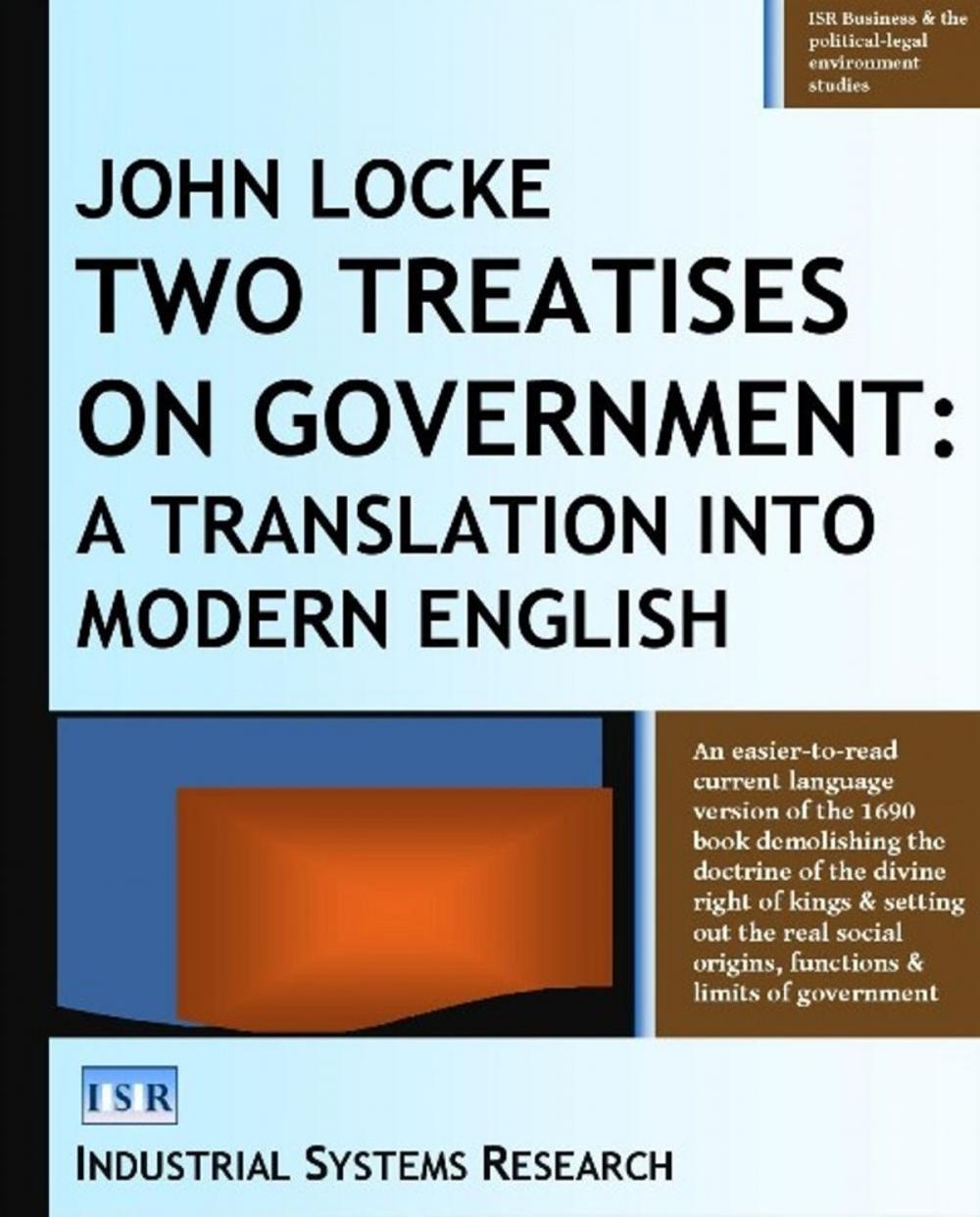 Big bigCover of Two Treatises on Government