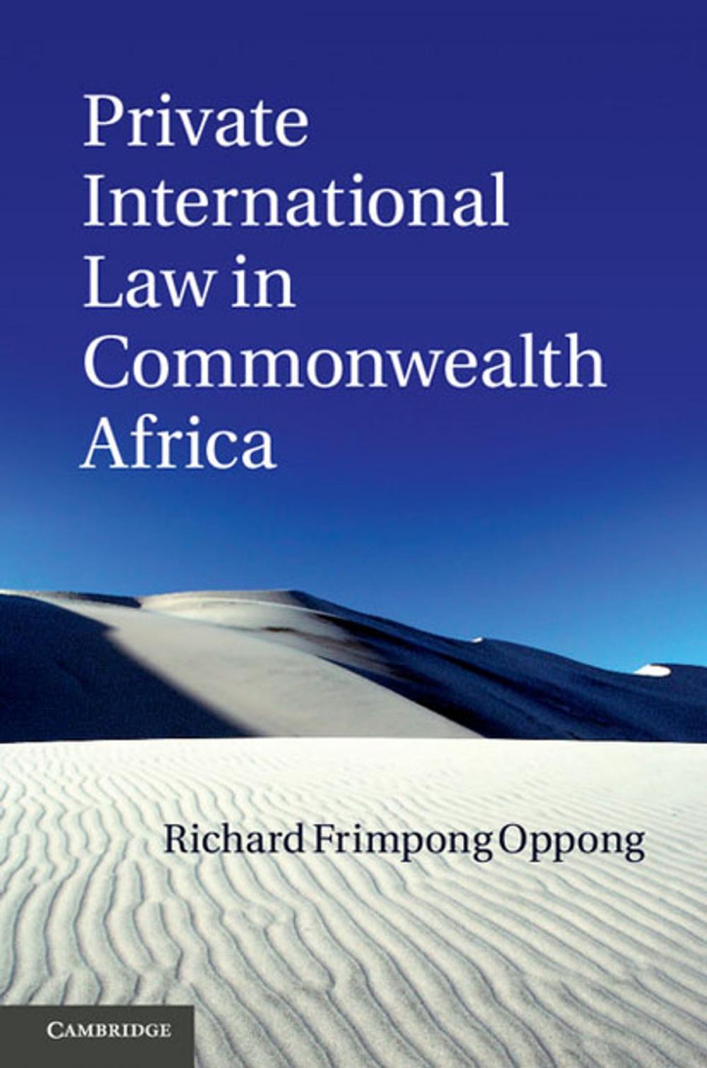 Big bigCover of Private International Law in Commonwealth Africa