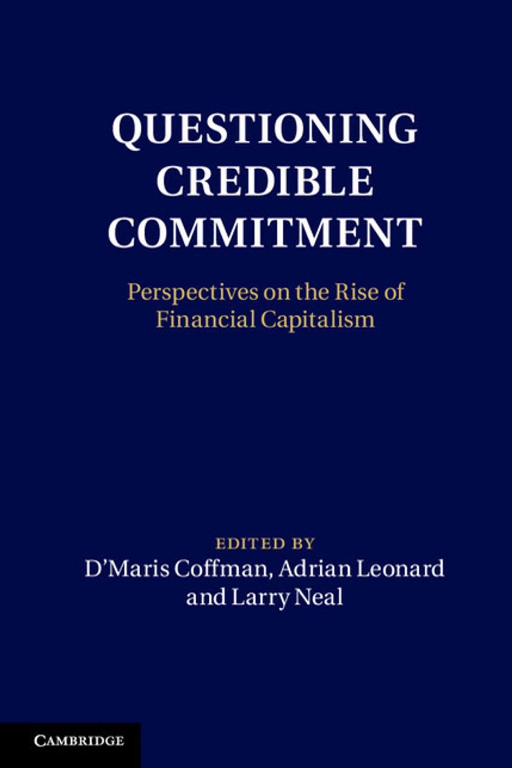 Big bigCover of Questioning Credible Commitment