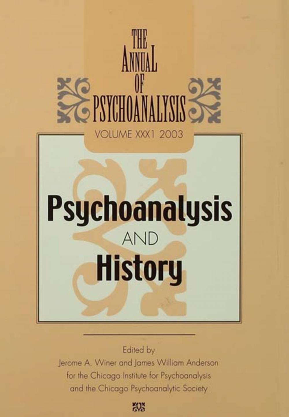 Big bigCover of The Annual of Psychoanalysis, V. 31