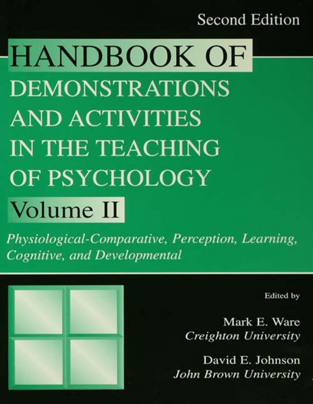 Big bigCover of Handbook of Demonstrations and Activities in the Teaching of Psychology